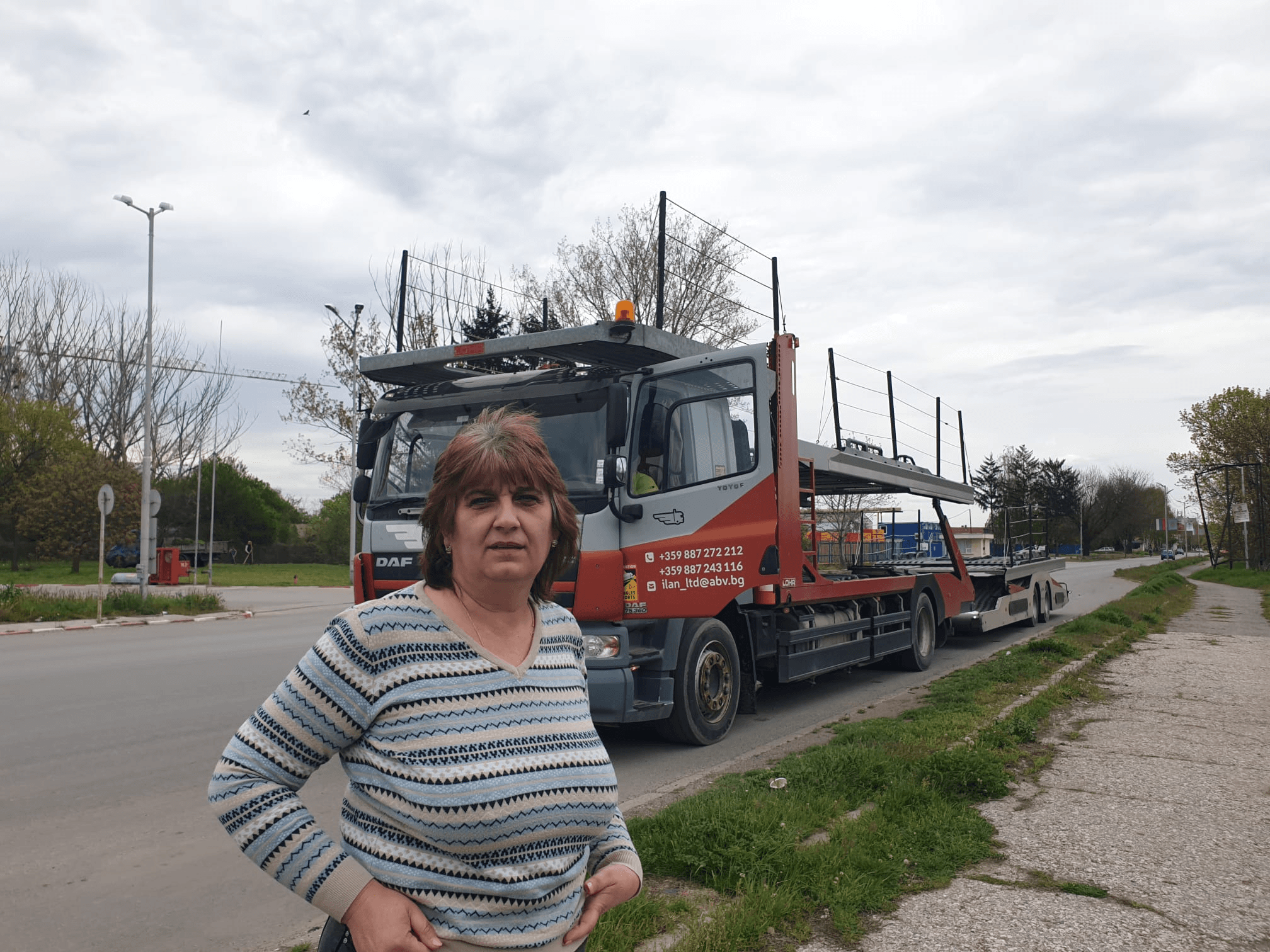 Truck Driver on the Road